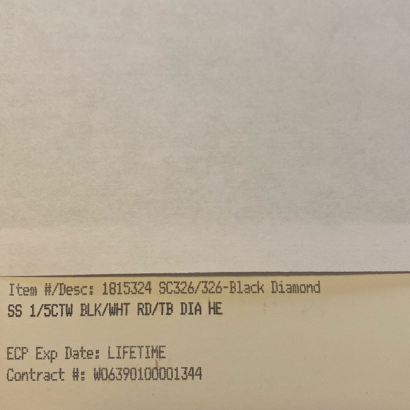 1/5cttw Black and White Diamond Heart Necklace - Picture 5 of 6